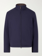 Herno - Padded Twill Bomber Jacket - Blue