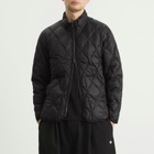 Taion Men's Military Hi-Neck Zip Softshell Down Jacket in Black