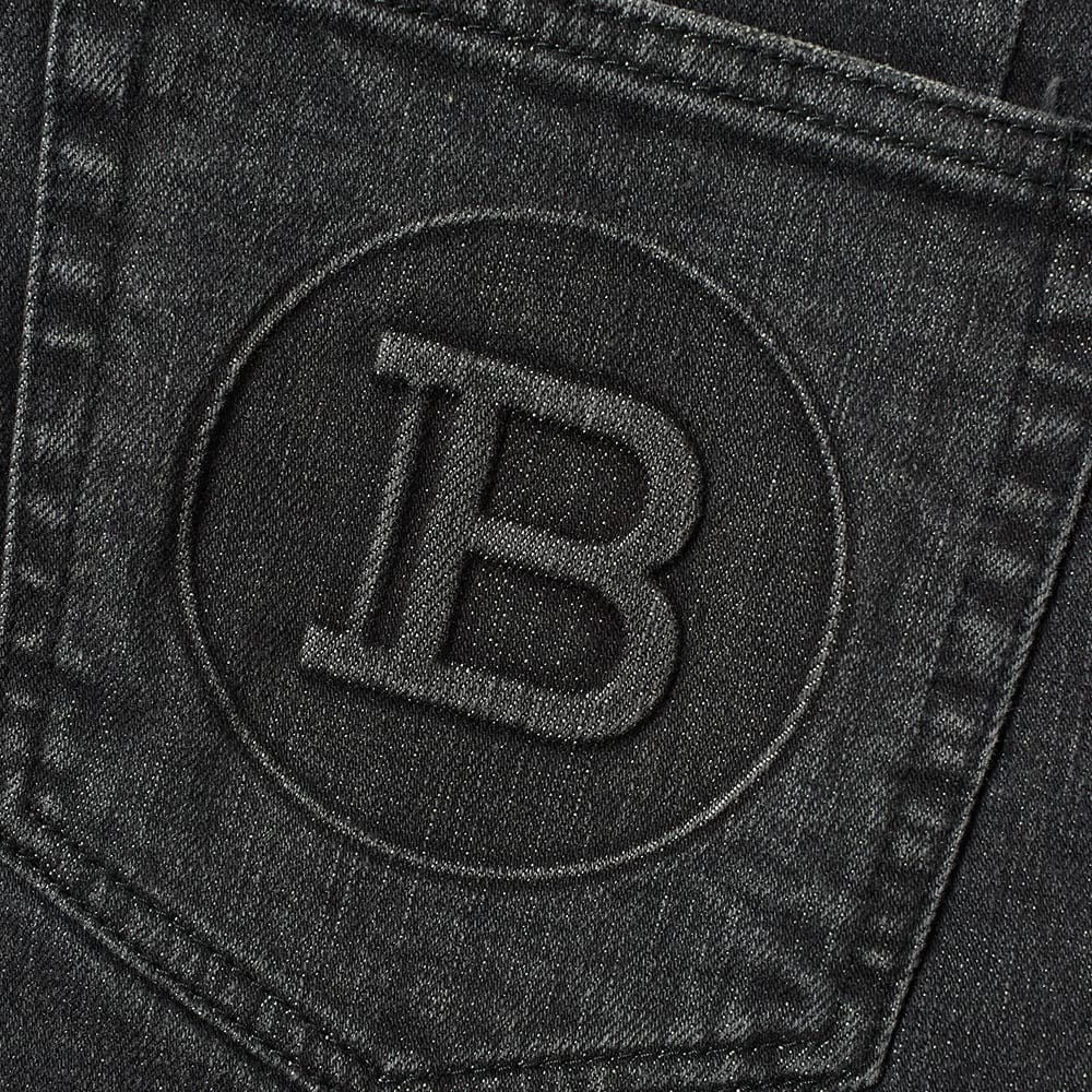 Balmain Monogram Embossed Pocket Slim Jean Balmain