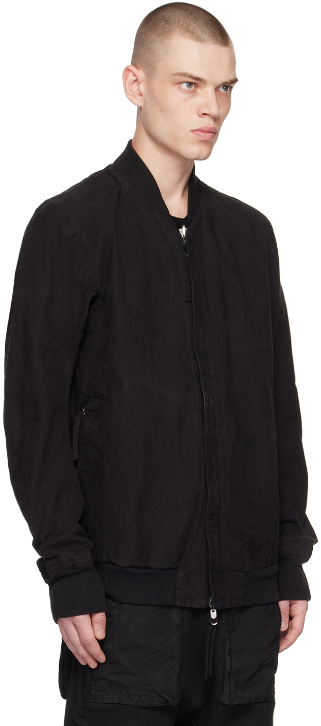 Boris Bidjan Saberi Black J3.4 Reversible Bomber Jacket Boris Bidjan Saberi