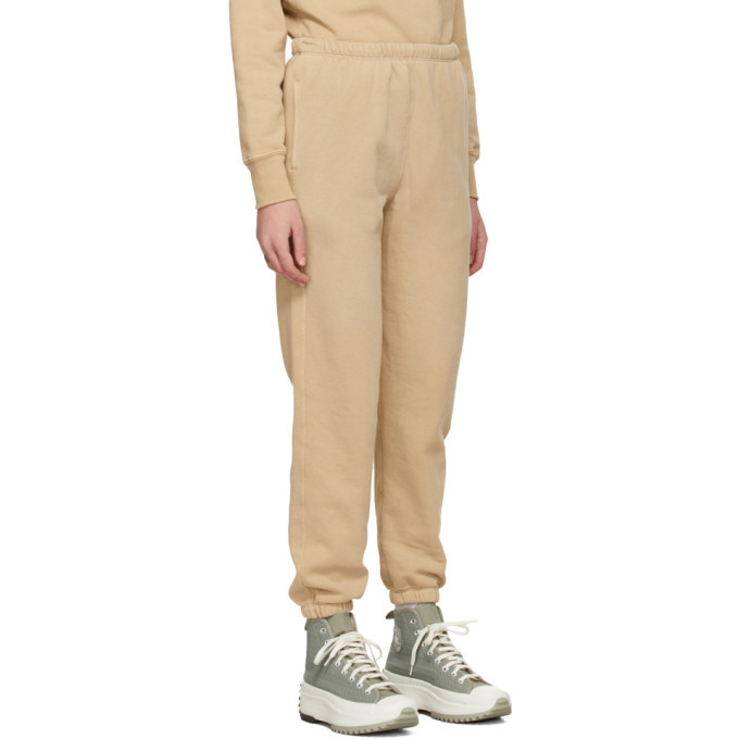 Re/Done Beige Hanes Edition 80s Lounge Pants Re/Done