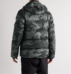 Bogner - Simon 2-D Quilted Camouflage-Print Down Hooded Ski Jacket - Gray