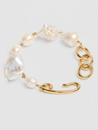 JIL SANDER Grainy Pearl Link Bracelet