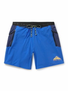 Nike Running - Trail Second Sunrise Ripstop-Panelled Dri-FIT Shorts - Blue