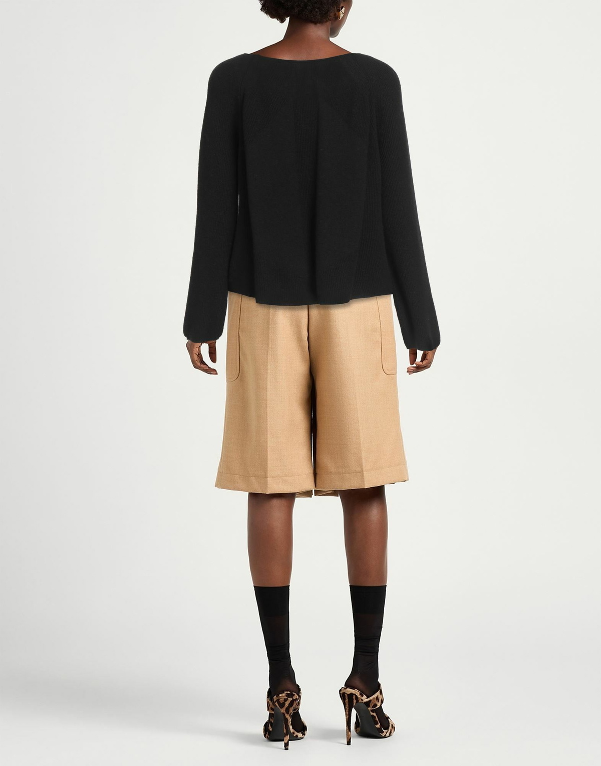 Manila Grace Womens Sweater in Black