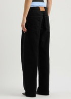 Alexanderwang.t Boxer-effect Barrel-leg Jeans Black