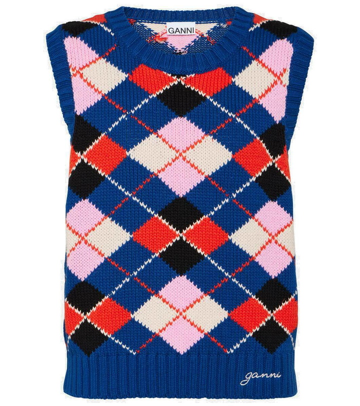 Photo: Ganni Argyle cotton vest