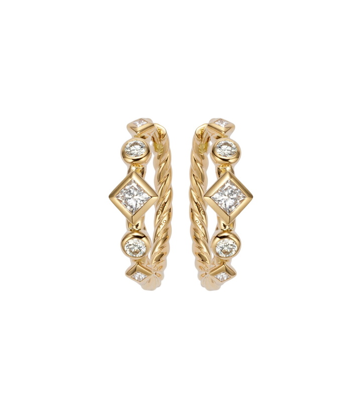 Photo: David Yurman Petite Modern Renaissance® 18kt gold (750/1000) earrings with diamonds