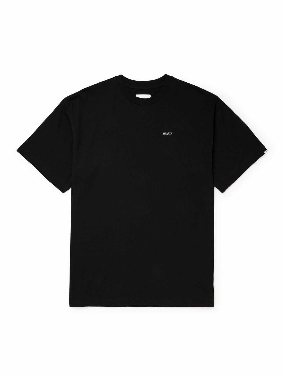 WTAPS - Logo-Embroidered Cotton-Jersey T-Shirt - Black WTAPS