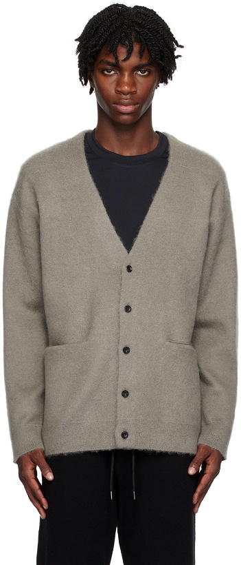 Photo: ATTACHMENT Gray Double-Face Cardigan