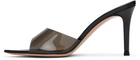 Gianvito Rossi Black Elle 85 Heeled Sandals