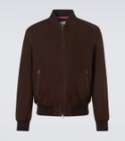 Tod's Suede bomber jacket
