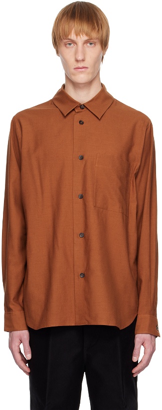 Photo: Margaret Howell Orange Simple Shirt