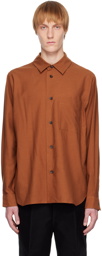 Margaret Howell Orange Simple Shirt