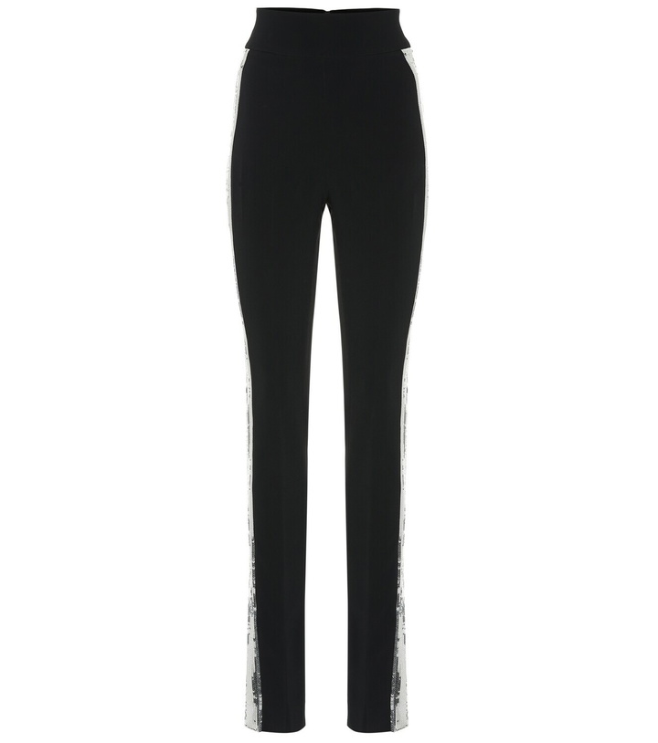 Photo: David Koma Sequined high-rise skinny pants