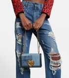 Dolce&Gabbana - Devotion Medium denim shoulder bag