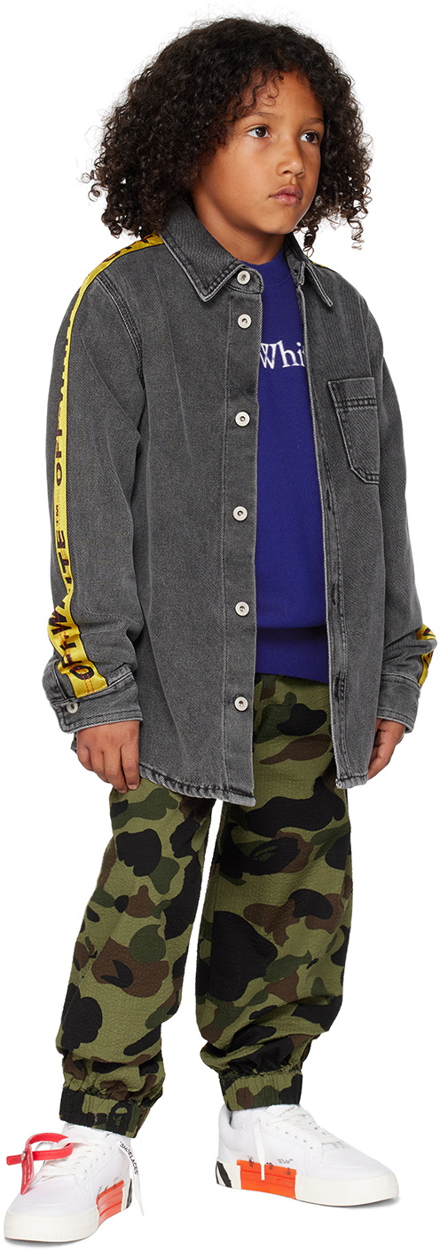 Off-White Kids Blue Bookish Bit Sweatshirt