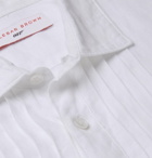 Orlebar Brown - 007 On Her Majesty's Service Pleated Linen Shirt - White