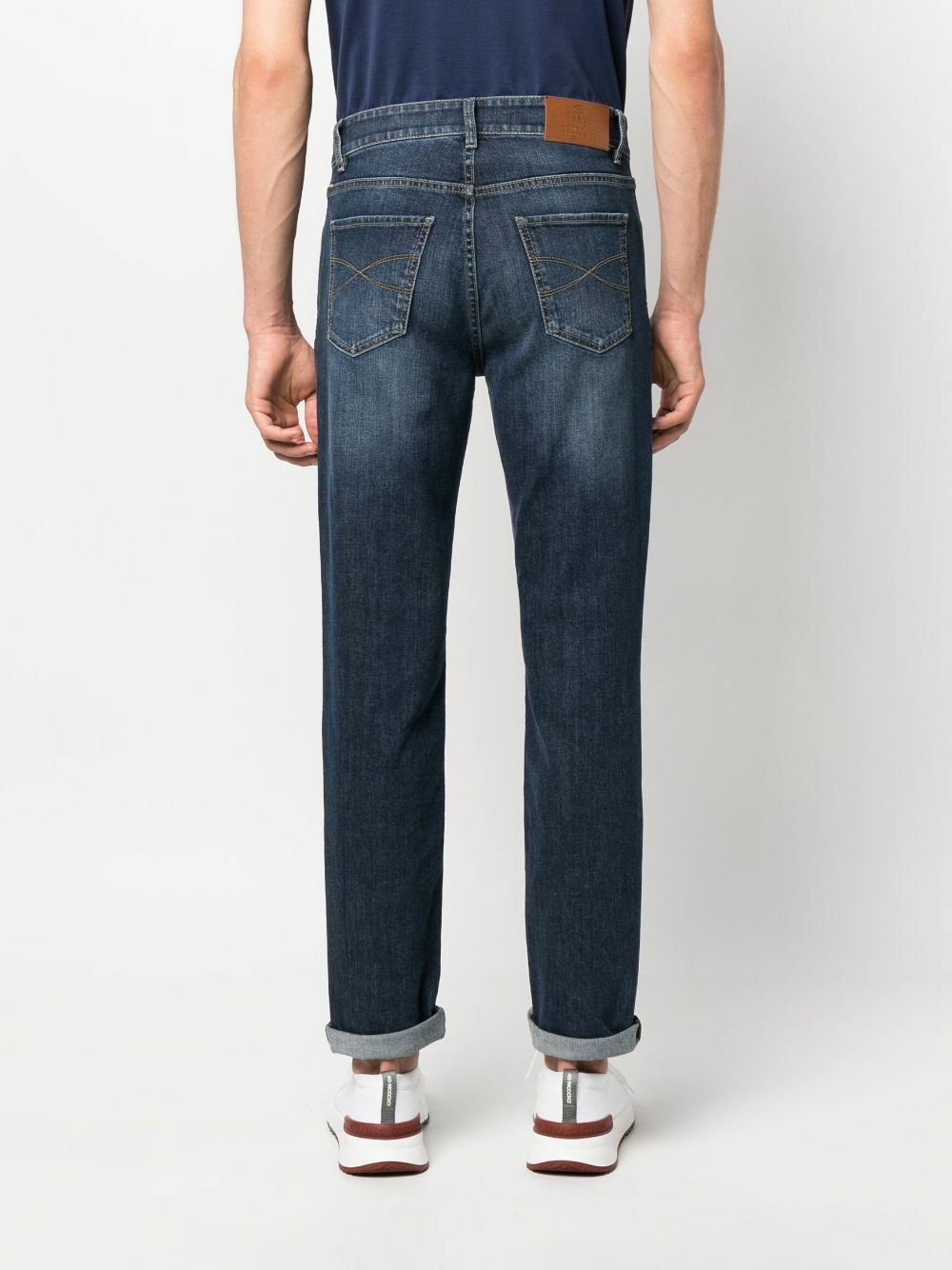 Brunello Cucinelli Blue Cotton Jeans Denim