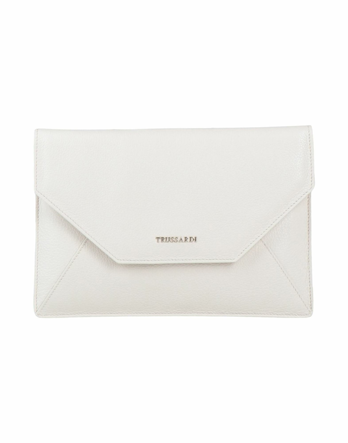 Trussardi Womens Clutch Ivory