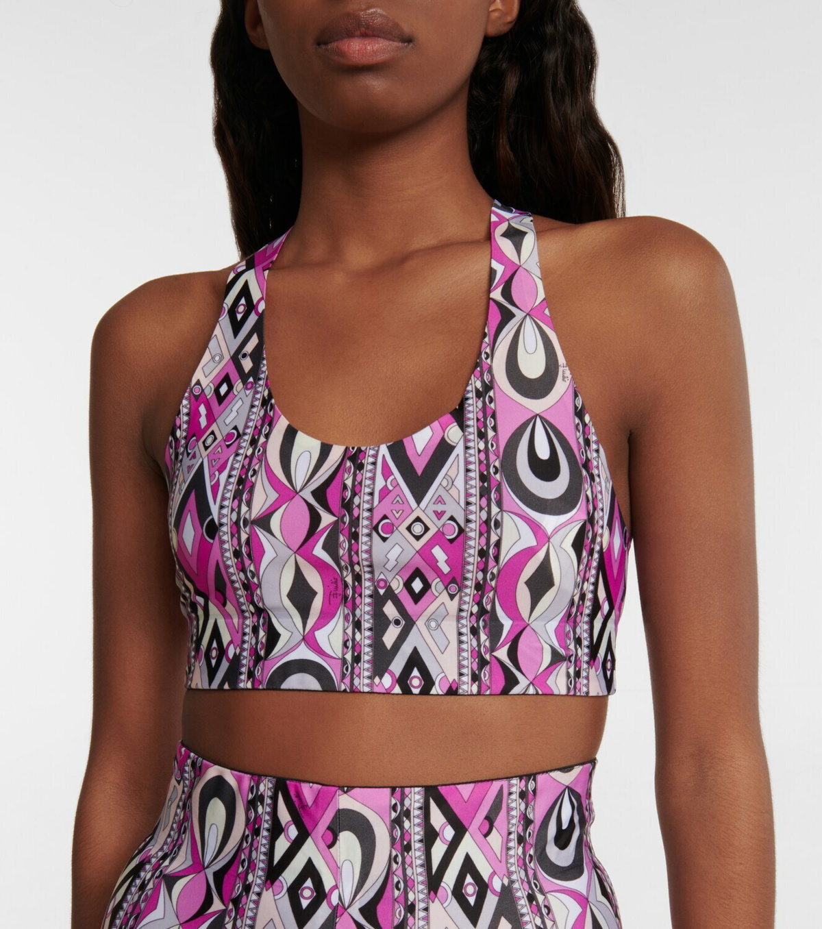 Printed bra top in multicoloured - Pucci