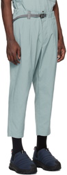 and wander Blue Belted Trousers