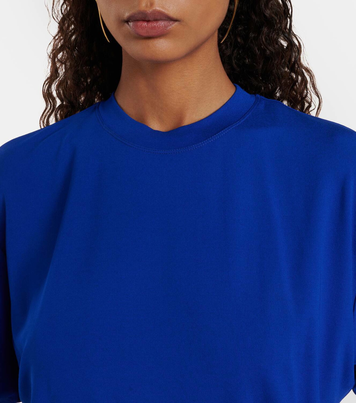 Ferragamo Draped jersey T-shirt dress