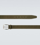 Brioni Suede belt