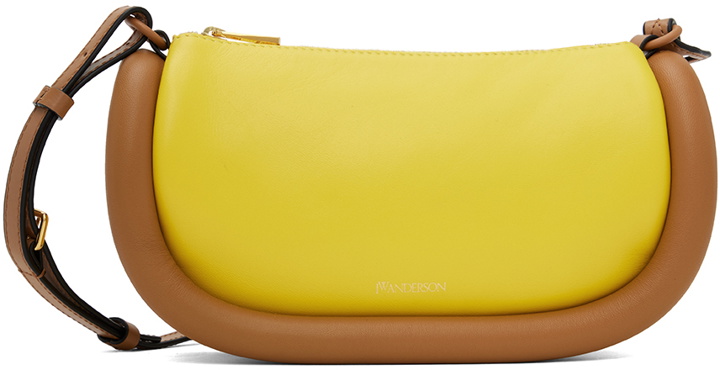 Photo: JW Anderson Yellow & Brown Bumper-12 Leather Crossbody Bag