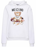 MOSCHINO - Logo Printed Cotton Jersey Hoodie