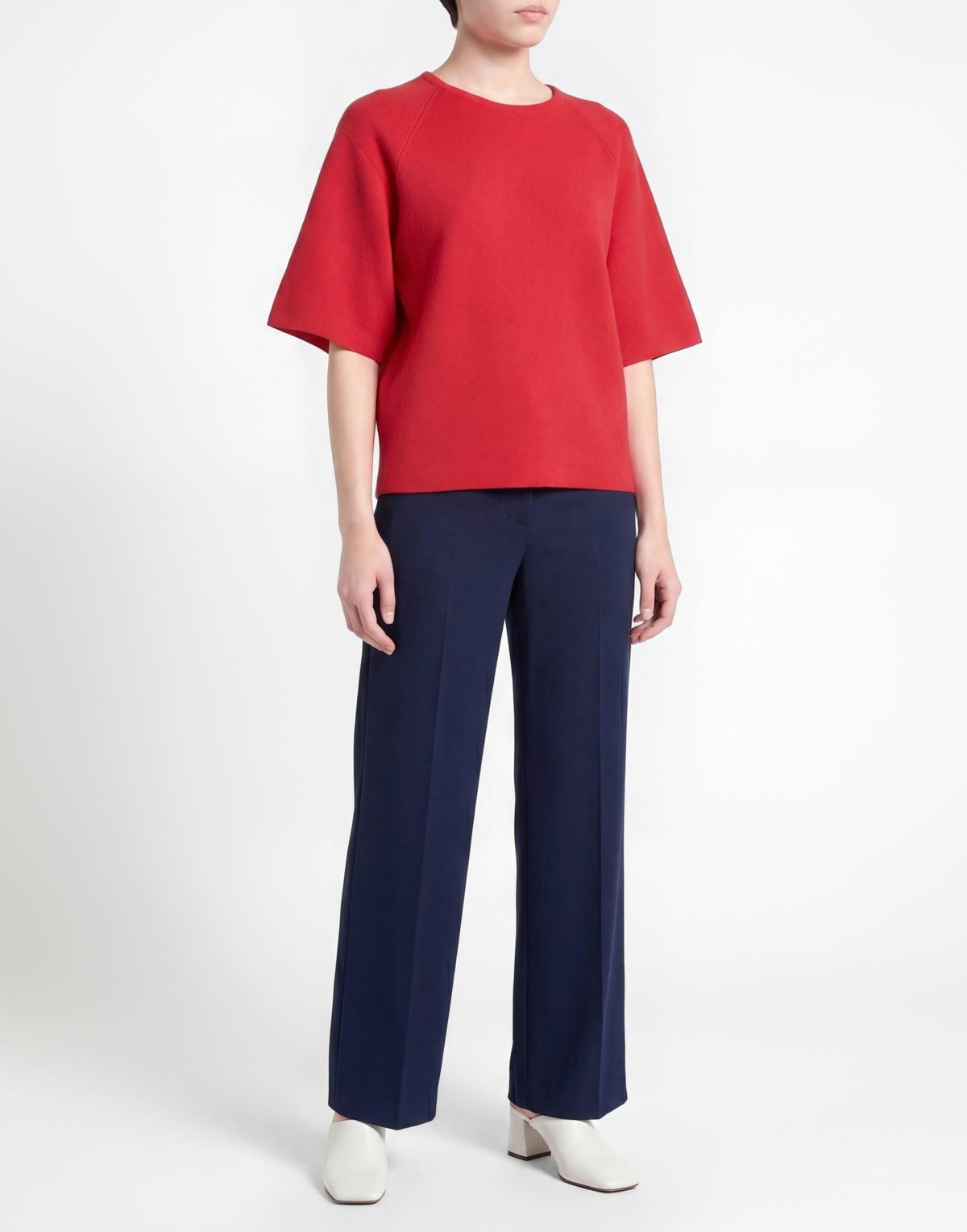 Khaite Womens Sweater in Red