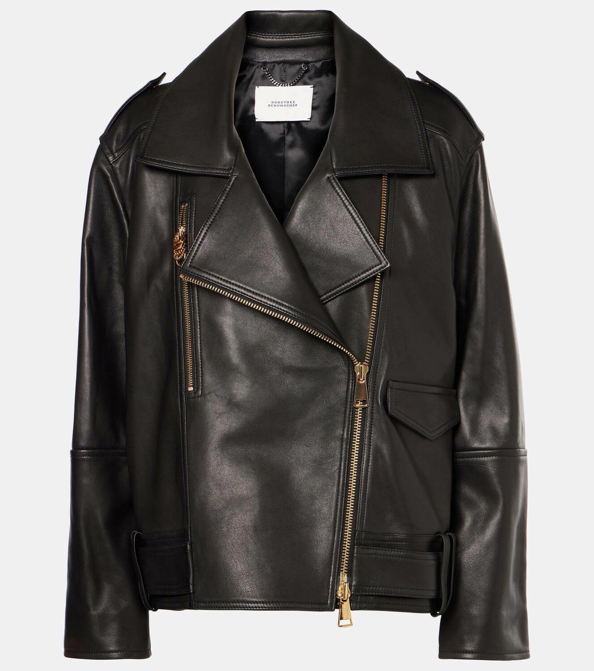 Dorothee Schumacher Sleek Statement leather biker jacket