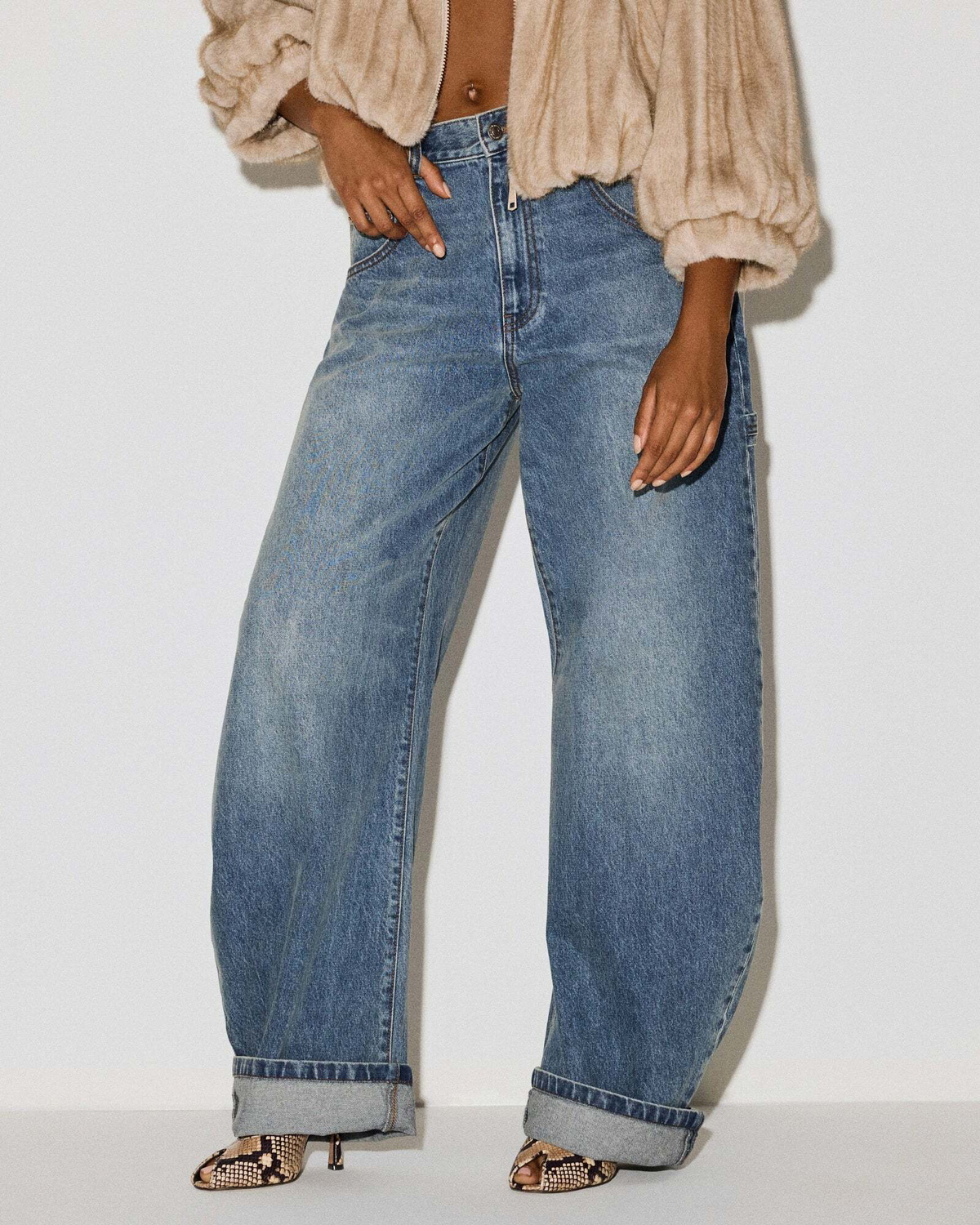 Steve Madden The Perry Jean Pants in Blue