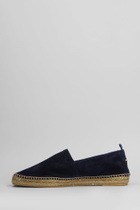 Castañer Pablo T-186 Espadrilles In Blue Suede