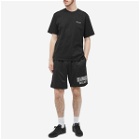 Billionaire Boys Club Men's Varsity Logo Mesh Shorts in Black