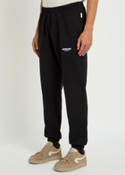 Represent Owners Club Logo-print Cotton Sweatpants Black