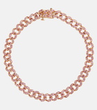 Shay Jewelry 18kt rose gold bracelet with sapphires and diamonds