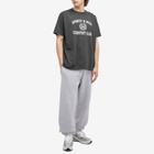 Sporty & Rich Men's Varsity Crest T-Shirt in Faded Black/White