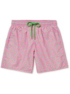 VILEBREQUIN - Moorea Printed Mid-Length Swim Shorts - Pink