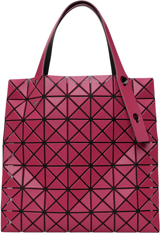 Photo: BAO BAO ISSEY MIYAKE Red Prism Matte Tote