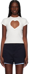 AMBUSH White Heart Baby T-shirt