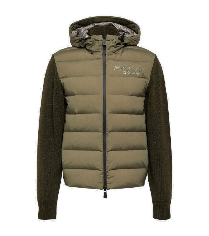 Photo: Moncler Grenoble Down-paneled wool-blend jacket