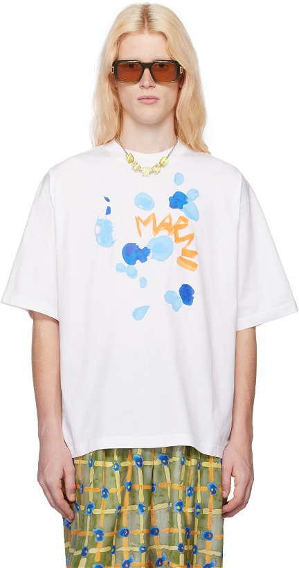 Photo: Marni White Dripping T-Shirt