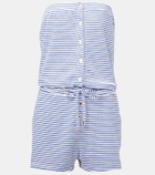 Melissa Odabash Venus cotton-blend terry romper