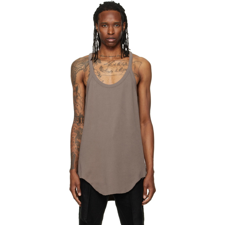 Photo: Rick Owens Gray Tower Pony Tank Top