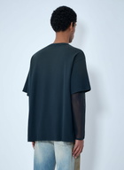 Acne Studios Layered Logo Embellished T-shirt