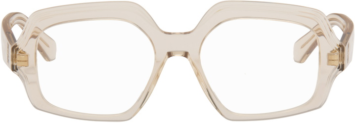 Photo: LOEWE Beige Anagram Glasses