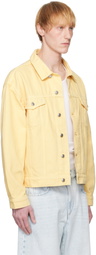 Maison Kitsuné Yellow Trucker Denim Jacket