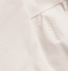 Les Girls Les Boys - Logo-Appliquéd Organic Loopback Cotton-Jersey Sweatshirt - Neutrals