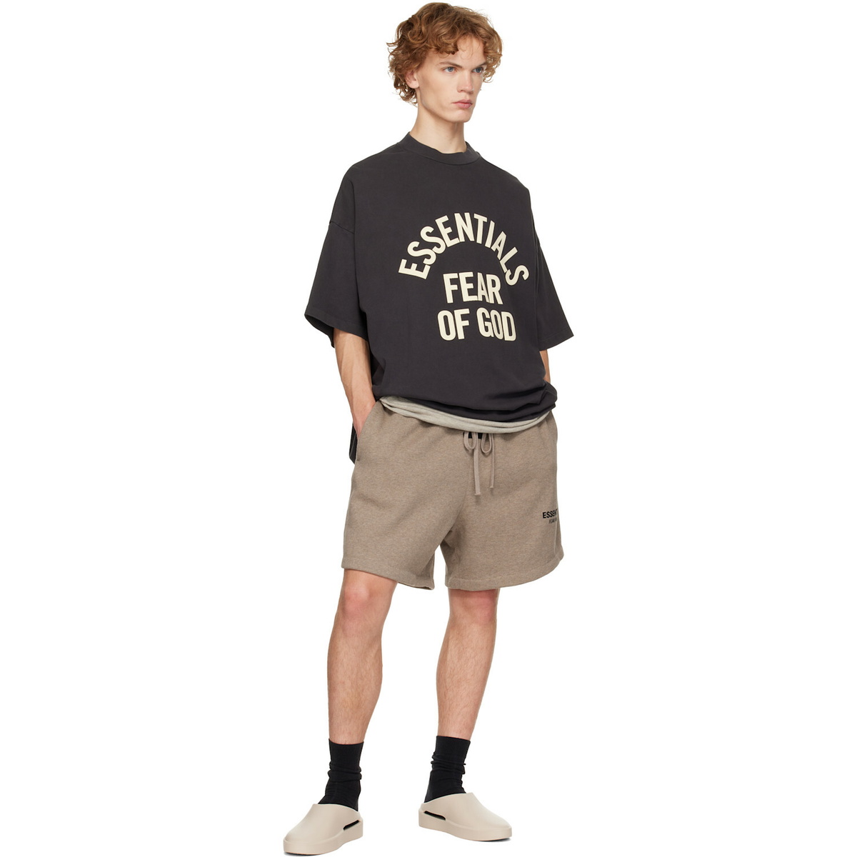 Fear of God ESSENTIALS Beige Essentials California 1.0 Mule Loafers